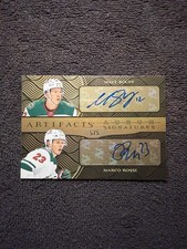 2022-23 Upper Deck Artifacts Aurum Signatures ADS-RB Boldy/Rossi Dual Auto  /5