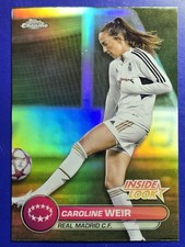 2023 Chrome UEFA Womens Inside Look Caroline Weir Real Madrid C.F. - Refractor