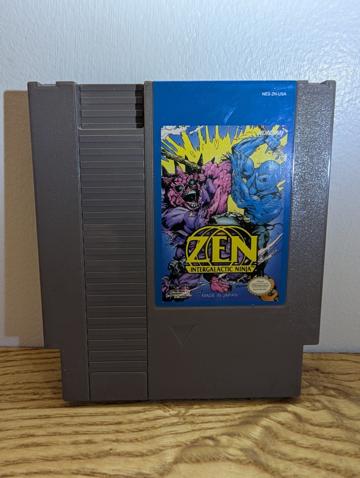 Zen: Intergalactic Ninja Nintendo NES Cartridge Only Authentic