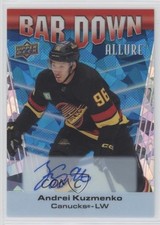 2023-24 Upper Deck Allure Bar Down Auto Andrei Kuzmenko #BD-9 Auto b9z