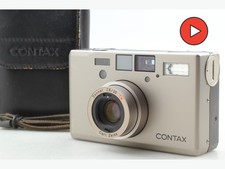 Appareil photo argentique 35 mm argent double dents Contax T3 CLA'd [NEUF...