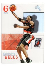 2003-04 E-X BONZI WELLS CARD #72 **NM-MT** PORTLAND TRAIL BLAZERS