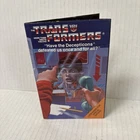 Vintage 1985 G1 Transformers catalog booklet insert brochure mail in order form