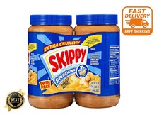 2 X Skippy Extra Crunchy Super Crunch Peanut Butter - 1.13Kg