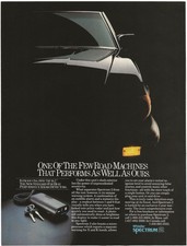 Vintage Print Ad Whistler Spectrum2 High Performance Radar Detector - Feb 1987