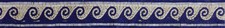 Wavy Blue Border Mirror Frame Decor Marble Mosaic