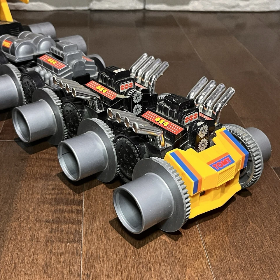 Monster Machine 1986 vintage 16x16 Tomy Mad Masher Monster Truck Rock Crawler Foto 2 de 4