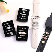 20mm 22mm Watch Band Charm Decoration Ring Jewelry Cuff Strap For Women