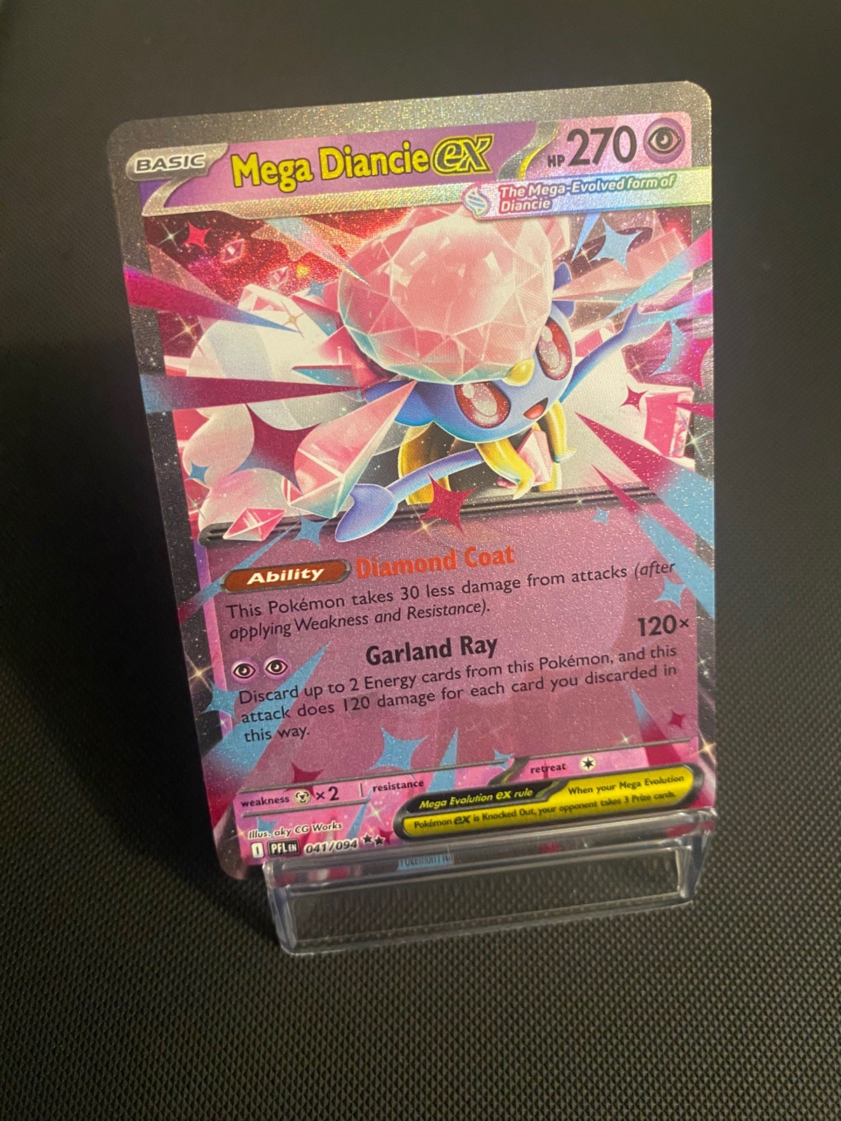 Mega Diancie ex 41/94: Phantasmal Flames Pokemon TCG Near Mint ☁️