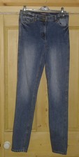 Long Tall Sally stretchy blue soft denim jeans W30  L36  generous 10