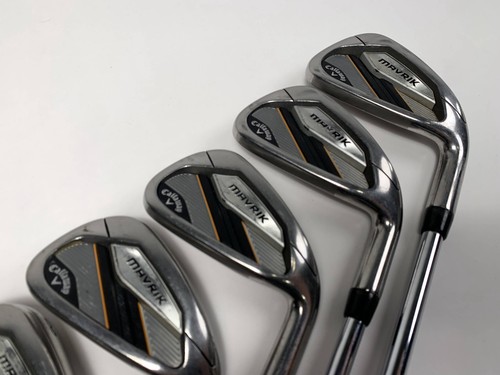 Callaway Mavrik Iron Set 4-PW+AW True Temper Elevate VSS Stiff Steel Mens RH - Picture 2 of 11