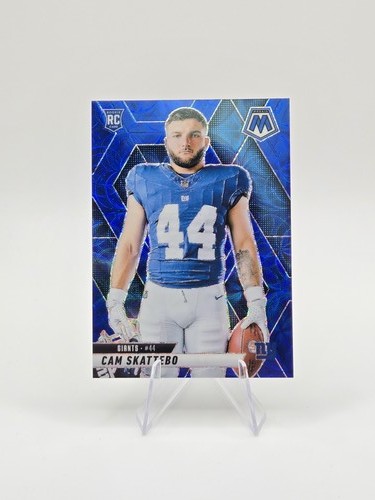 Cam Skattebo 2025 Panini Mosaic RC Variation Blue Scope SP #271