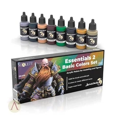 Scale75 Essentials 2 Basic Color Miniature Paint Set