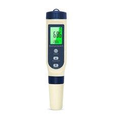 PH Tester Digital, 5 in 1 PH Meter for Water/Salinity Meter/Tds/Ec/Thermometer,