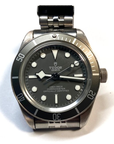 TUDOR BLACK BAY 58 925 STERLING SILVER 39 MM VERY GOOD WITH EX...