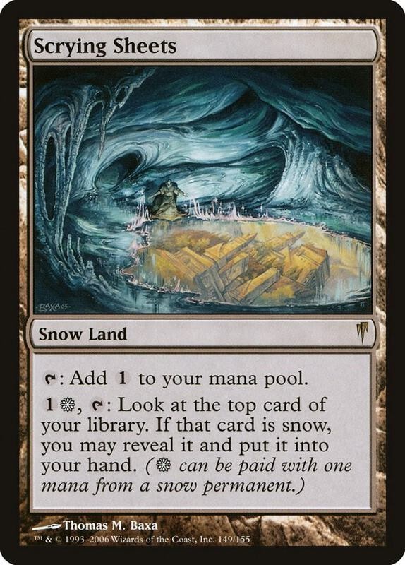 Scrying Sheets MTG Coldsnap Excellent to Near Mint 4RCards