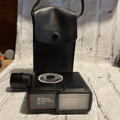 Nikon Speedlight SB-12 Shoe Mount Flash for F3 From JAPAN