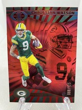 2024 Panini Illusions - Christian Watson #28 Trophy Collection Ruby /125