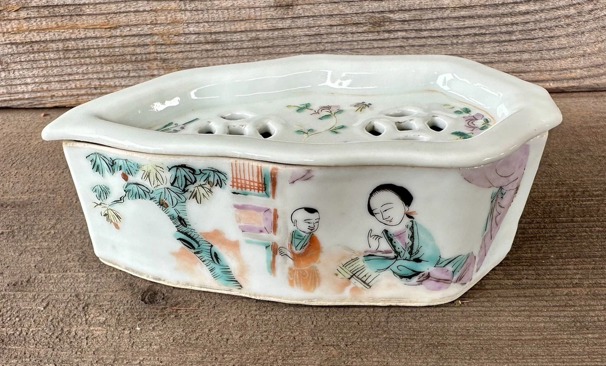 陶瓷1900-1940 中式古董盒子| eBay