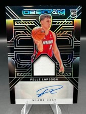2024-25 Panini Obsidian Pelle Larsson Rookie Jersey Ink Auto Patch RC /125 Miami