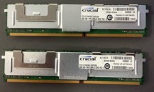 8GB (2x4GB) Micron MT36HTF51272FY-667G1D6 PC2-5300F 2Rx4 ECC DDR2 Server Memory