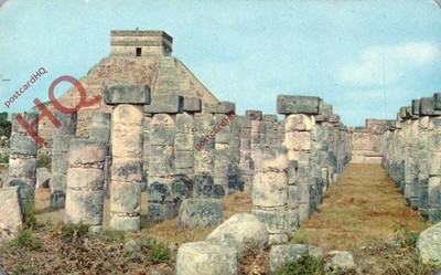 Ansichtskarte - Chichen Itza, die 1000 Säulen