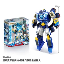 Auldey Super Wings Transforming Robot Figure Space Station Spacecraft Toy Gift