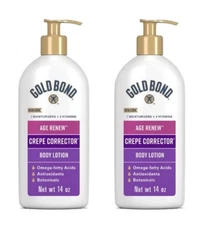 Gold Bond Age Renew Hand and Body Lotion Ultimate Crepe Corrector - 2 PACK