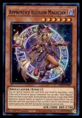 Yugioh! Apprentice Illusion Magician (Blue)-LDS3-EN087- Ultra Rare-NM 1st Ed