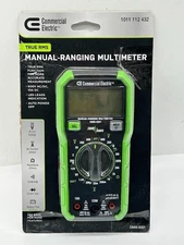 Commercial Electric 600-Volt True RMS Manual-Ranging Digital Multimeter DMM-8301