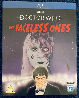 Doctor Who: The Faceless Ones (Blu-Ray 3-Discs) Patrick Troughton UK Tested