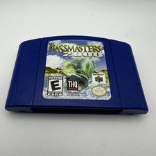 Bass Masters 2000 (Nintendo 64 N64, 1999) Authentic, Tested & Working