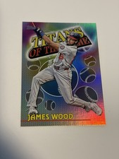 2026 Topps Series 1 James Wood TOG-15 Titans of The Game Refractor WSH Nationals