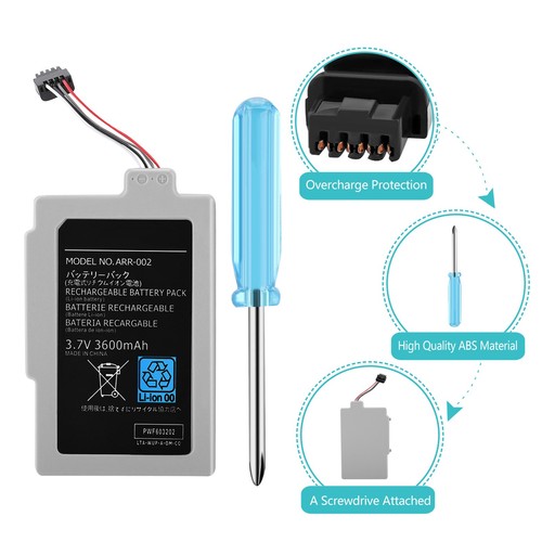 3,7V 3600mAh Ładowanie Zamiennik Wbudowany akumulator do uchwytu kontrolera WIIU FY - Zdjęcie 8 z 13