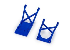 TRA3623-BLUE Traxxas Blue Front and Rear Skid Plates