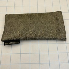 Jessica McClintock eyeglass case vintage metallic gold