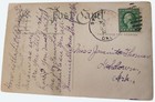 Antique 1917 Postcard Floral Art & Poem Written Message From Stratford Oklahoma — photo 2