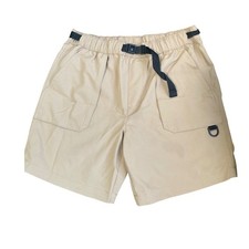 Wonder Nation Boys Husky Shorts Beige Adjustable Waist Pockets Casual