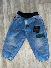 Retro 90  s Color block Lees Baggie Jeans Boys Size 2t Vintage