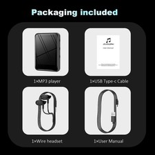 JOJOLEPAI MP3 PlayerBluetooth MP3 player is designed for active use