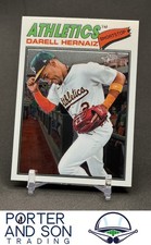 Darell Hernaiz Short Print 2026 Topps Heritage Chrome #66 Athletics Baseball