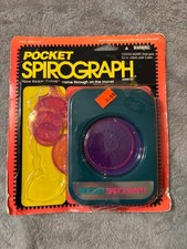 Vintage Pocket Spirograph 90s Design Toy Kickin Colors NIP