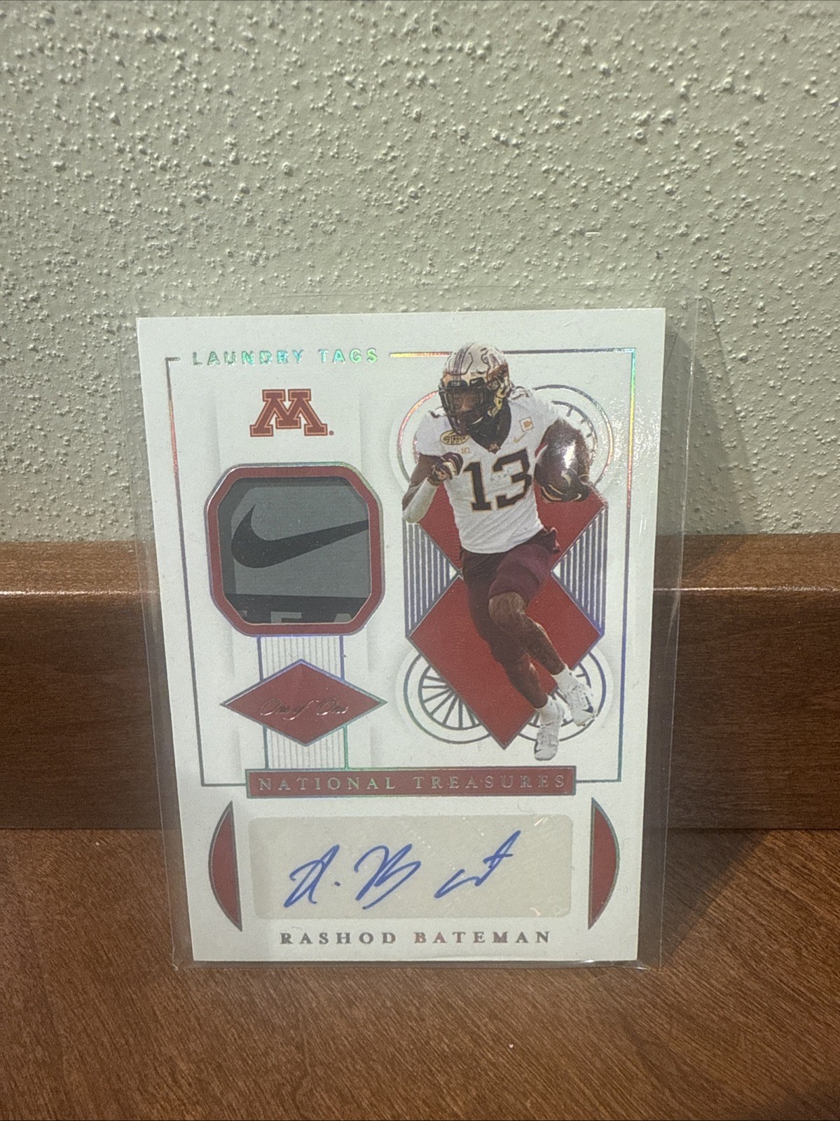 Rashod Bateman Panini National Treasures Franchise Treasures Memorabilia #RB Laundry Tag 1/1