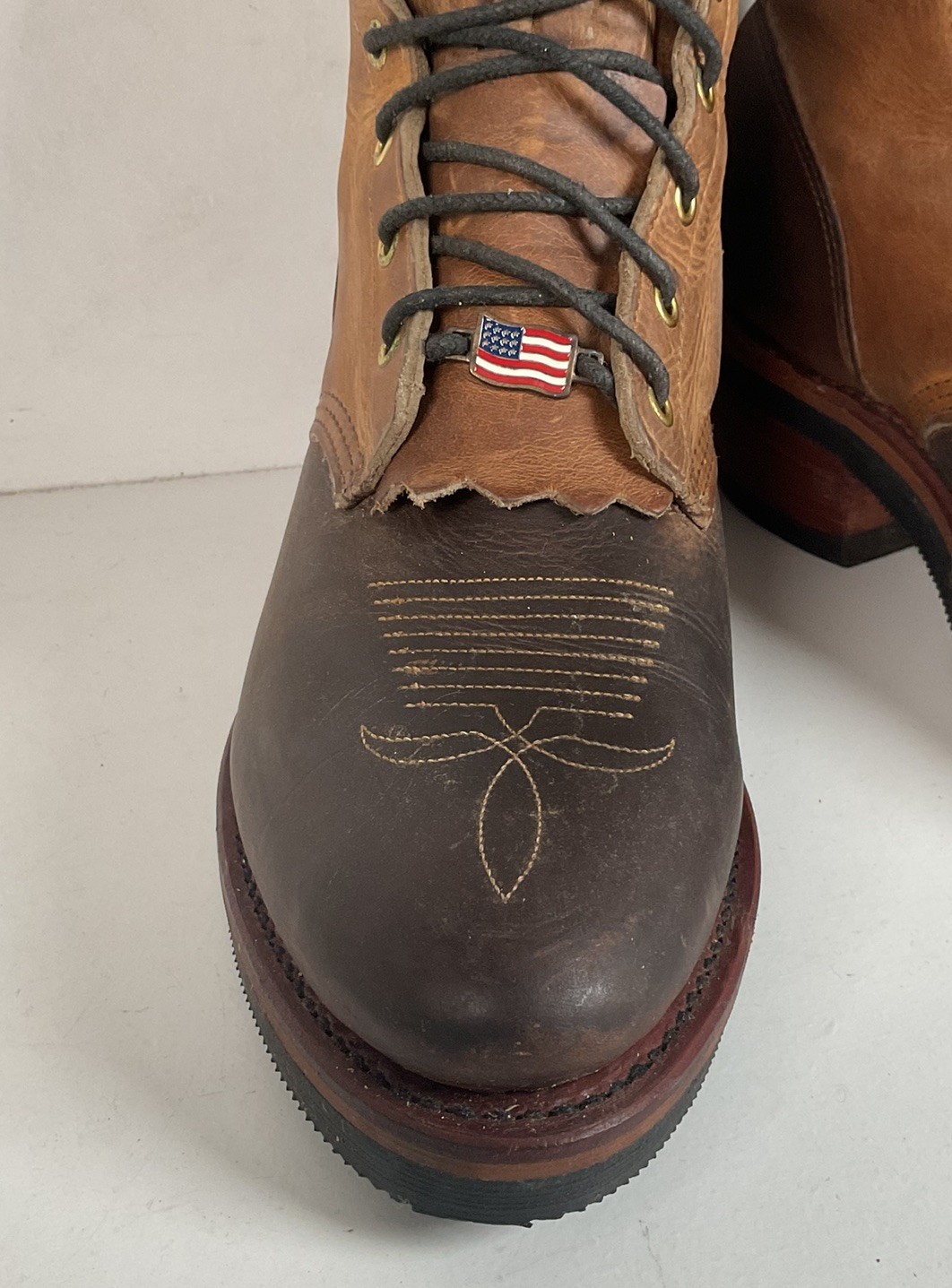 Chippewa Crazy Horse Packer Boots 11 B (Narrow) USA Made