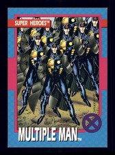 34 Multiple Man Super Heroes Impel X-Men 1992 Trading Card TCG CCG