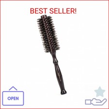 Round Styling Hair Brush - 1.75 Inch Diameter - Boar Nylon Bristles for Blow D