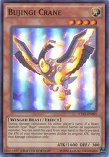 YuGiOh Bujingi Crane CT11-EN005 Super Rare Englisch Excellent unl.