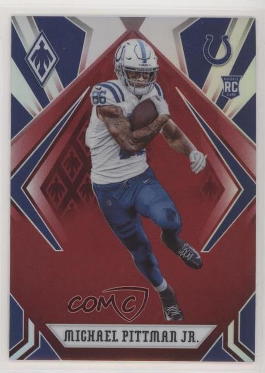 2020 Panini Phoenix Rookies Red 103/299 Michael Pittman Jr #122 on6