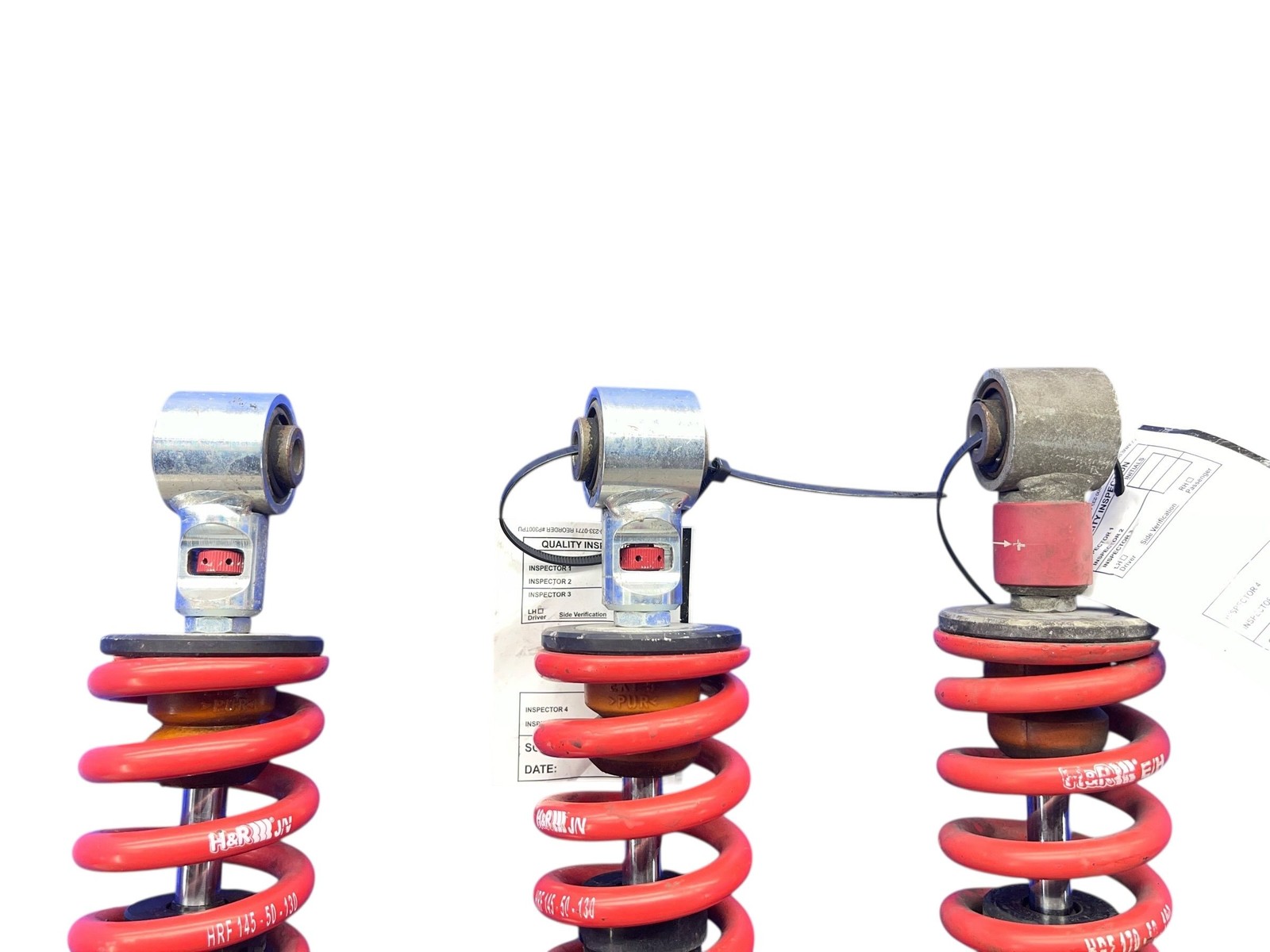 2008-2015 AUDI R8 TYPE 42 FRONT LEFT RIGHT STRUT COILOVER SPRING SET 3 1316452-1