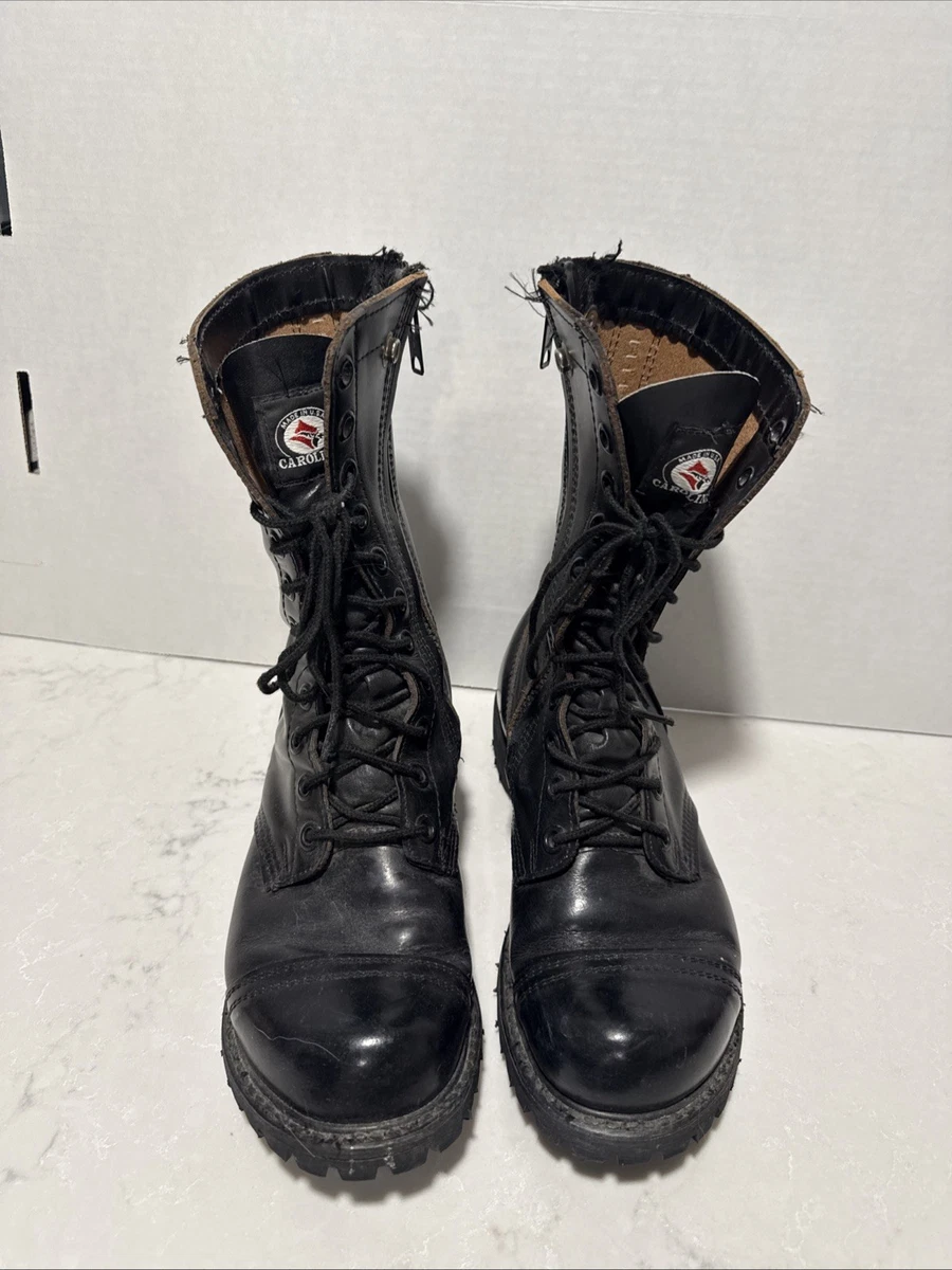 Black Carolina Leather Boots for Men for Sale | Shop New 